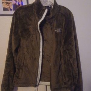 The north face zip up jacket
